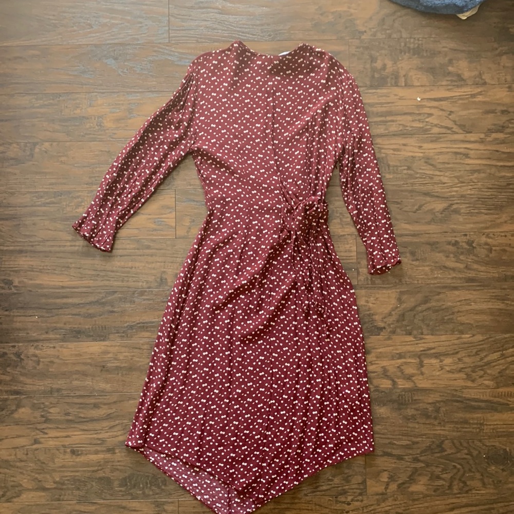 Zara floral print dress 100% viscose
